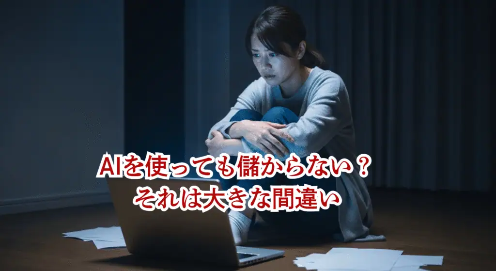 AIを使っても稼げない？
