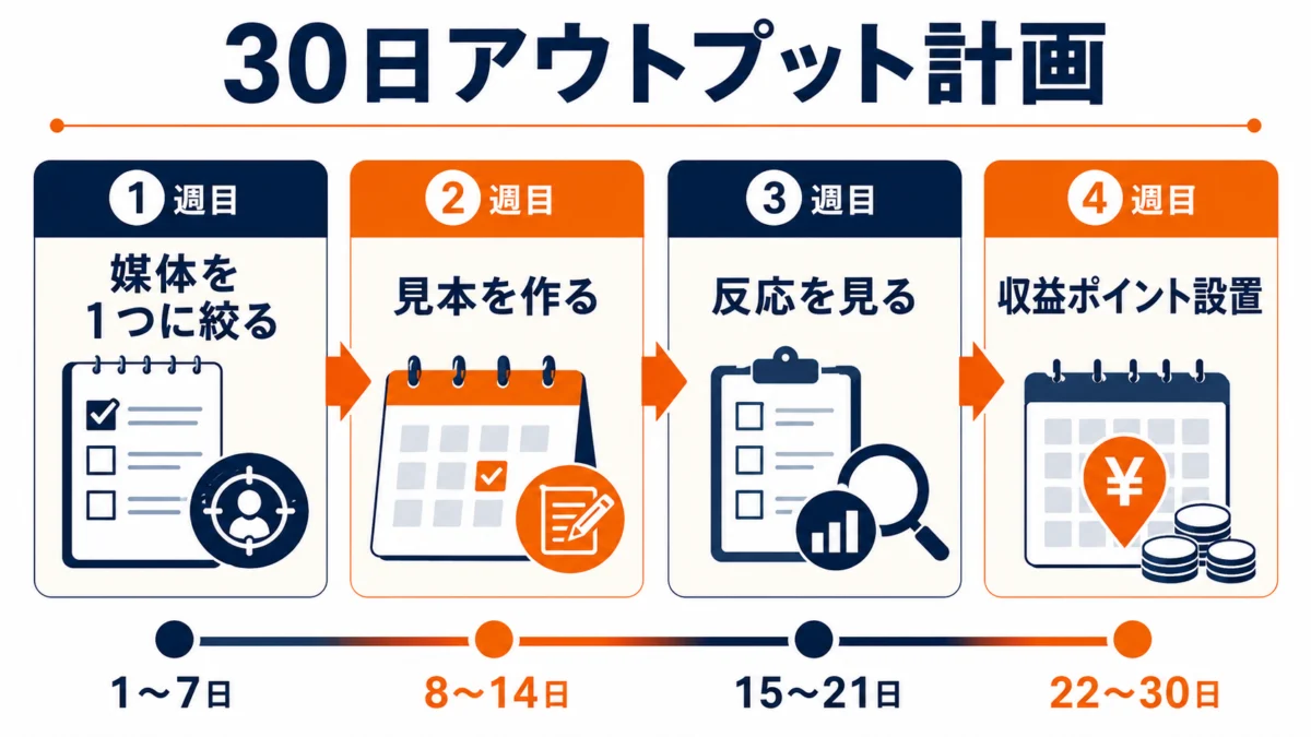 30日アウトプット計画