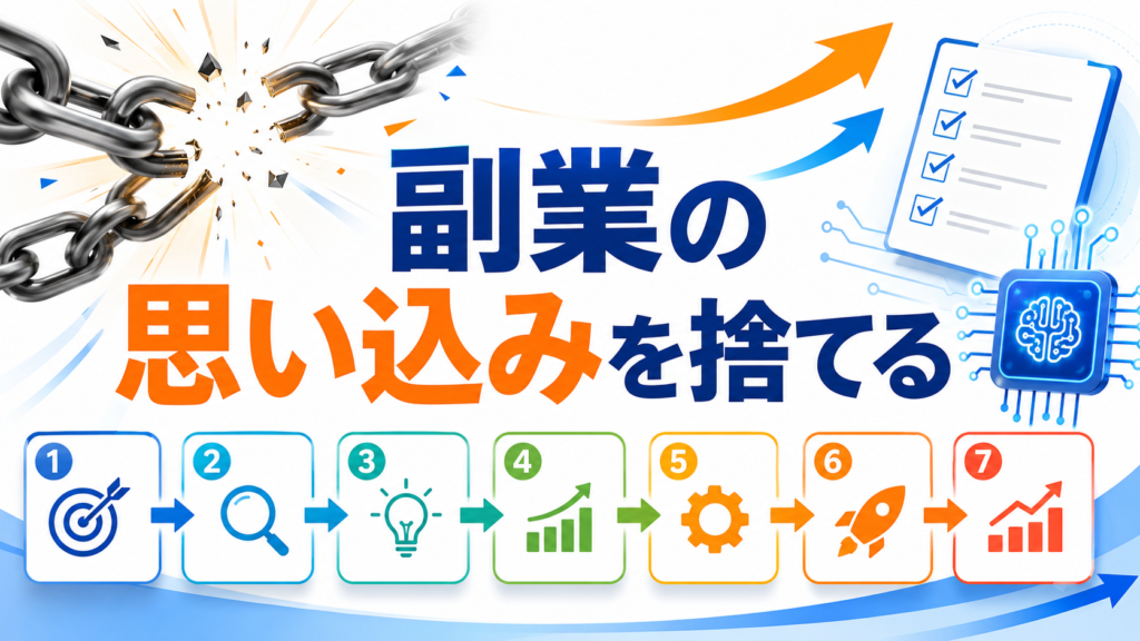 副業初心者が最初に捨てるべき思い込み サムネイル