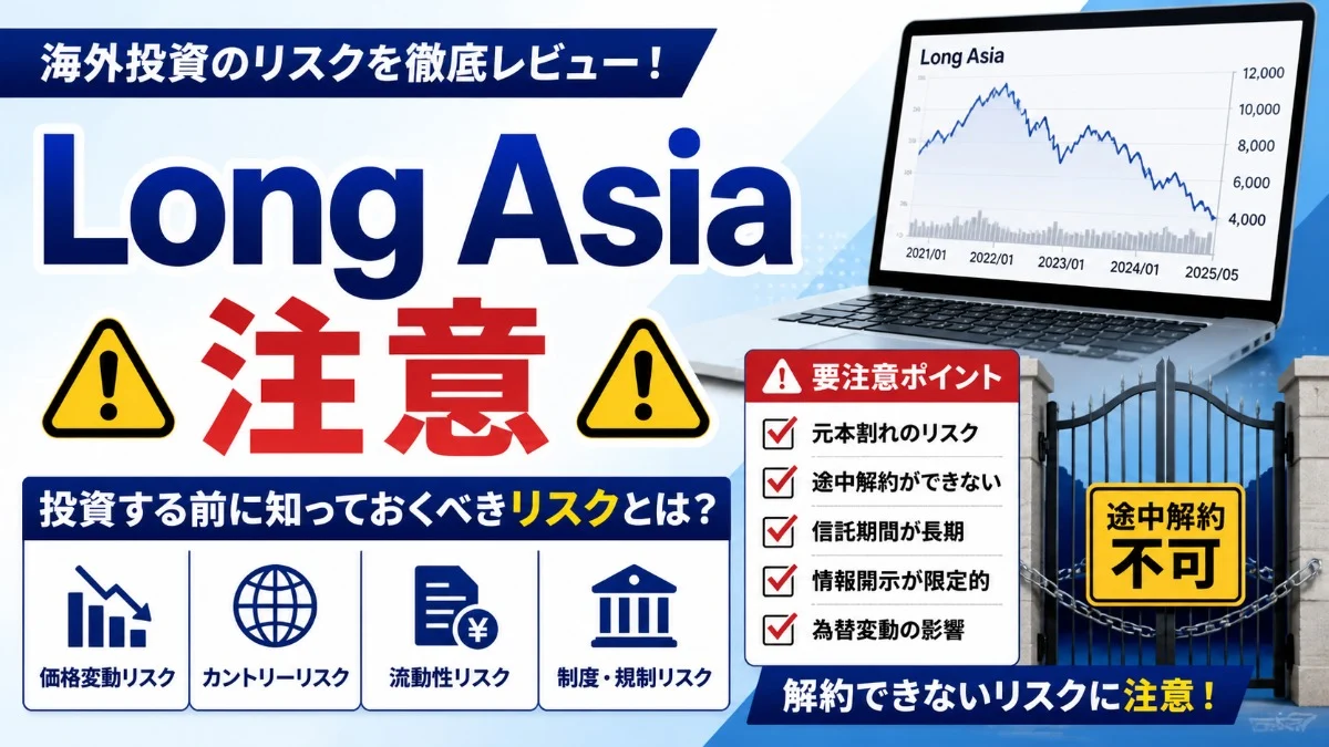 Long Asia 注意 警告リストと出金確認