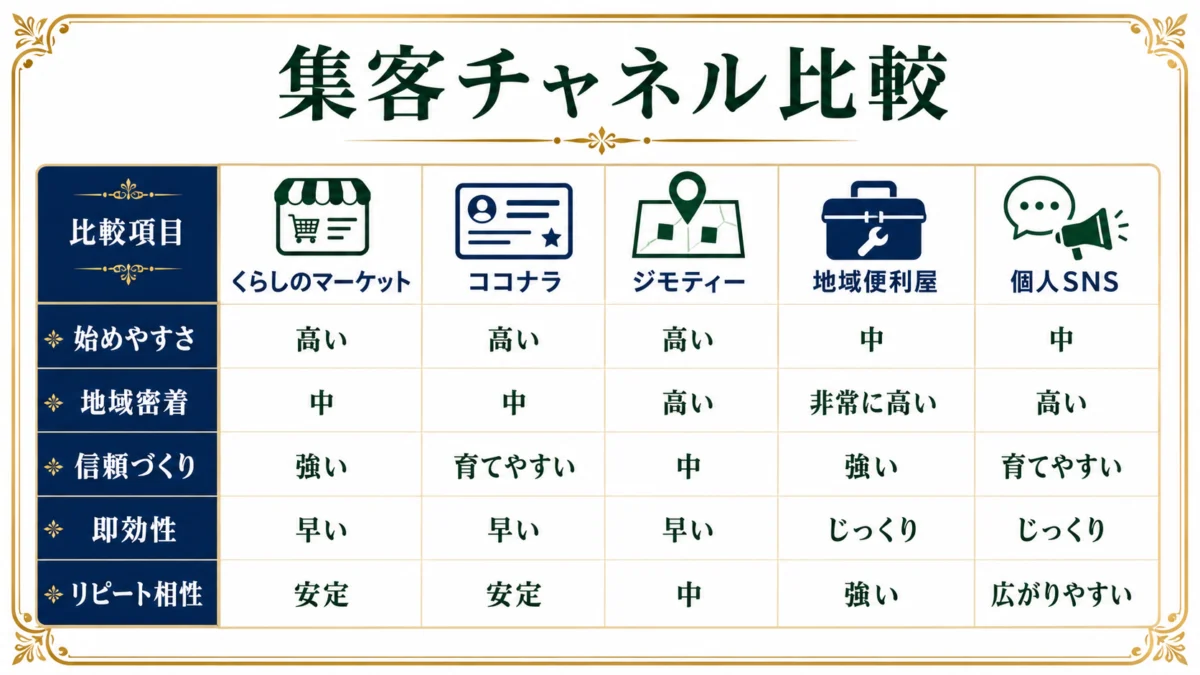 お墓参り代行の集客チャネル比較