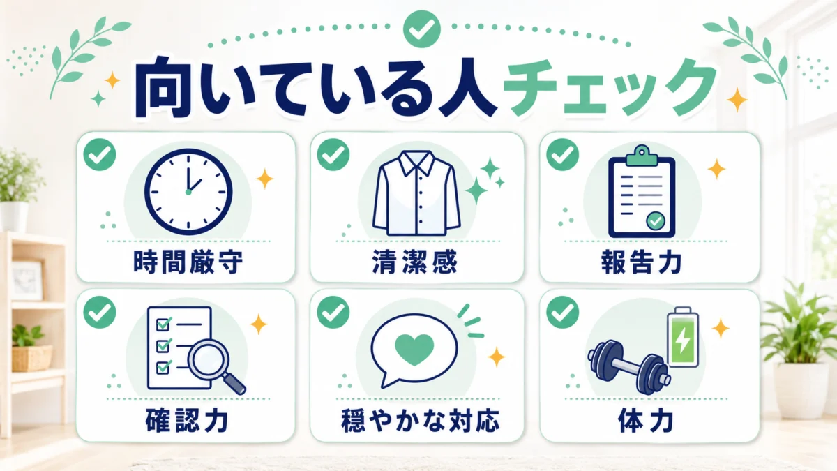 向いている人チェックシート