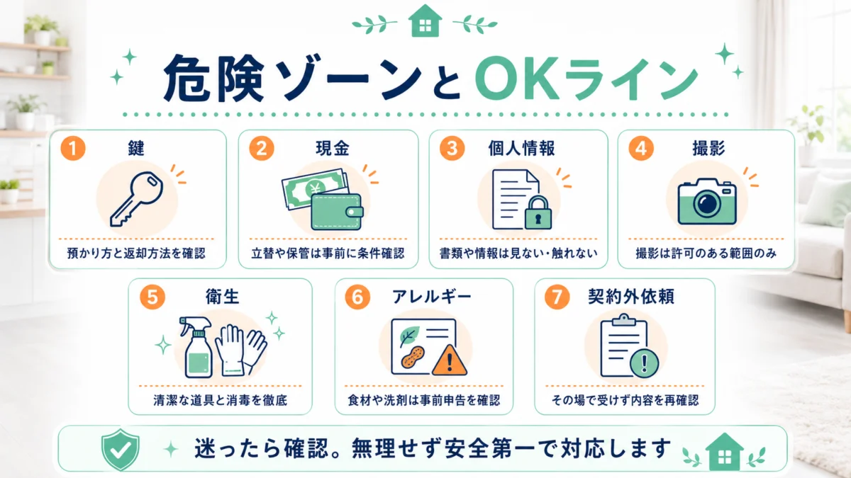危険ゾーンとOKライン